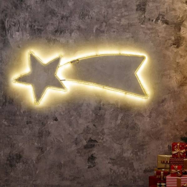Lotti - Etoile filante lumineuse flash 288 led blanc chaud 100CM IP44 24V Lotti - Imagen 1