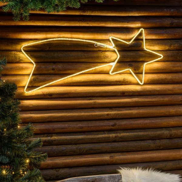 Lotti - Etoile filante lumineuse flash 288 led blanc chaud 100CM IP44 24V Lotti - Imagen 7