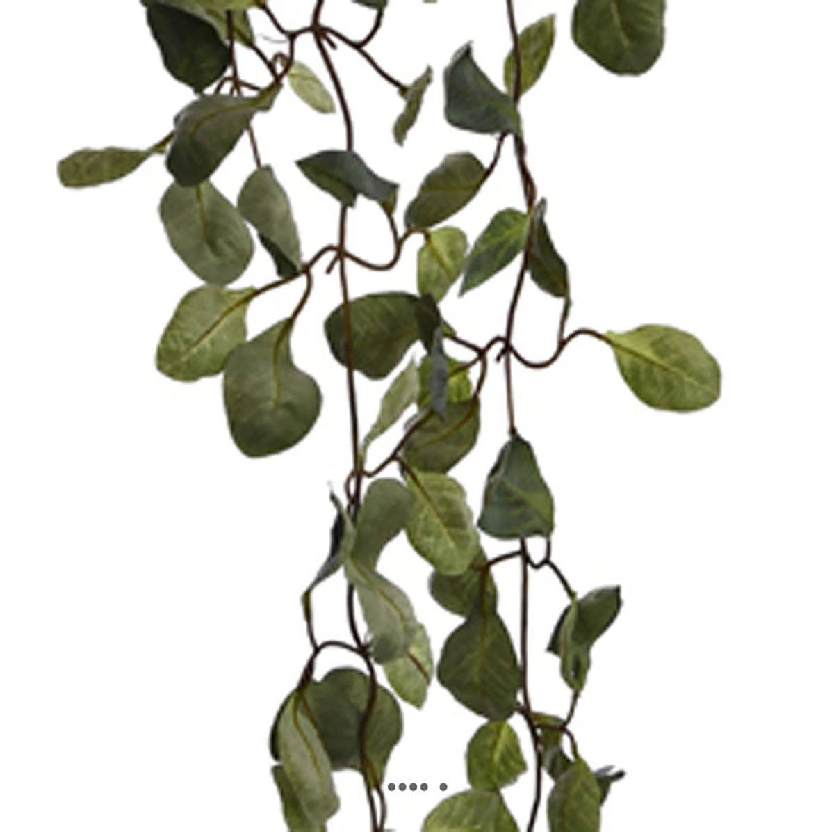 Artificielles - Branche d'eucalyptus artificiel retombant L125 cm vert - Imagen 3