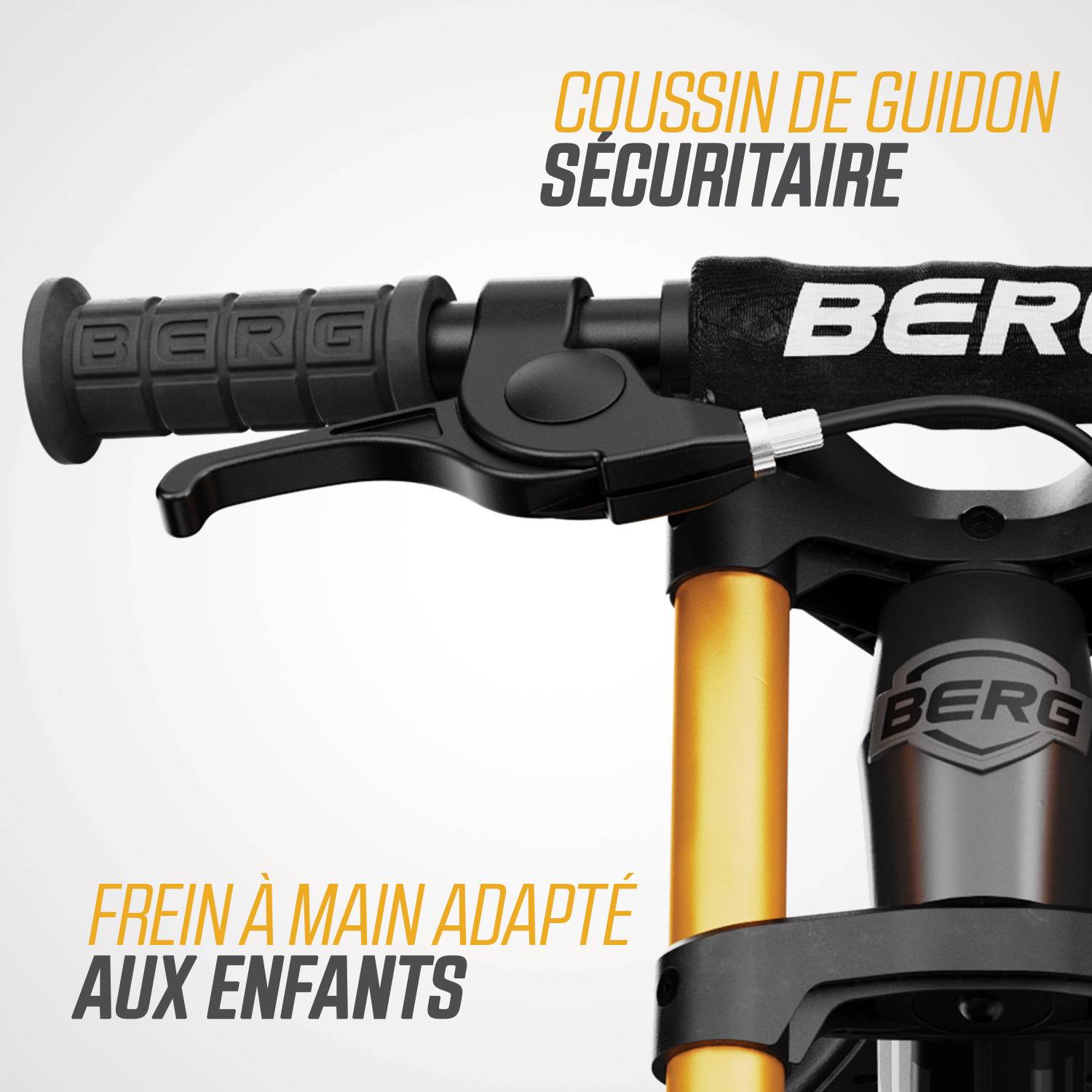 Berg - Vélo d'équilibre Biky Cross gris avec frein à mains 2-5 ans, BERG - Imagen 7