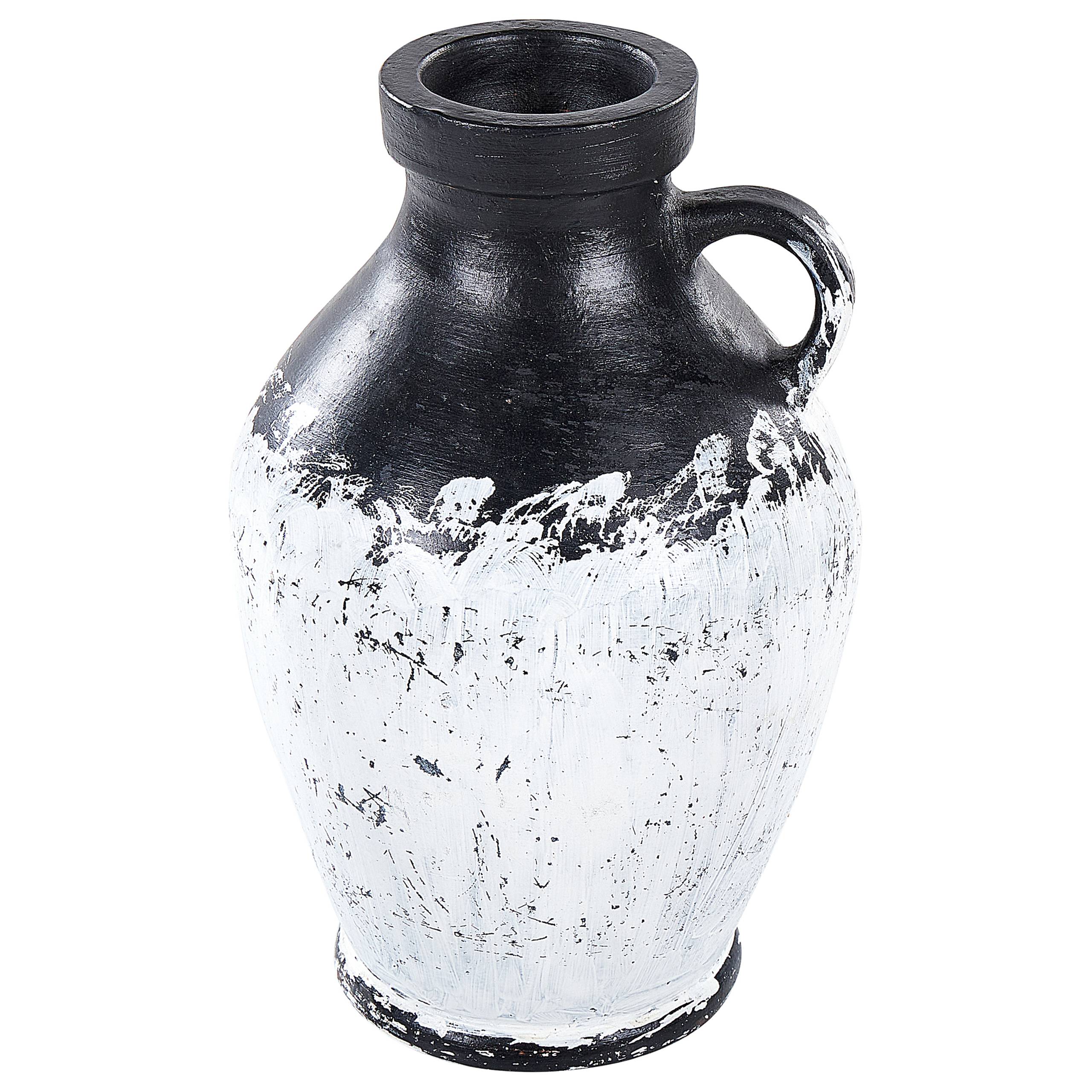 Beliani - Vase décoratif Terre cuite Blanc MASSALIA - 23x23x33- Beliani - Image 2