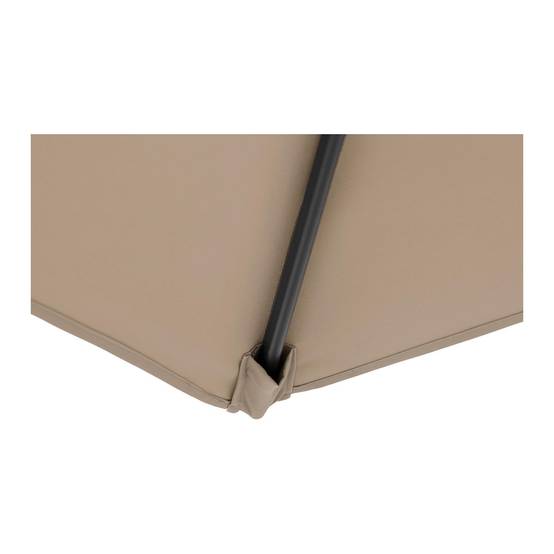 Helloshop26 - Parasol déporté - taupe - rond - diamètre 300 cm - inclinable - Imagen 7