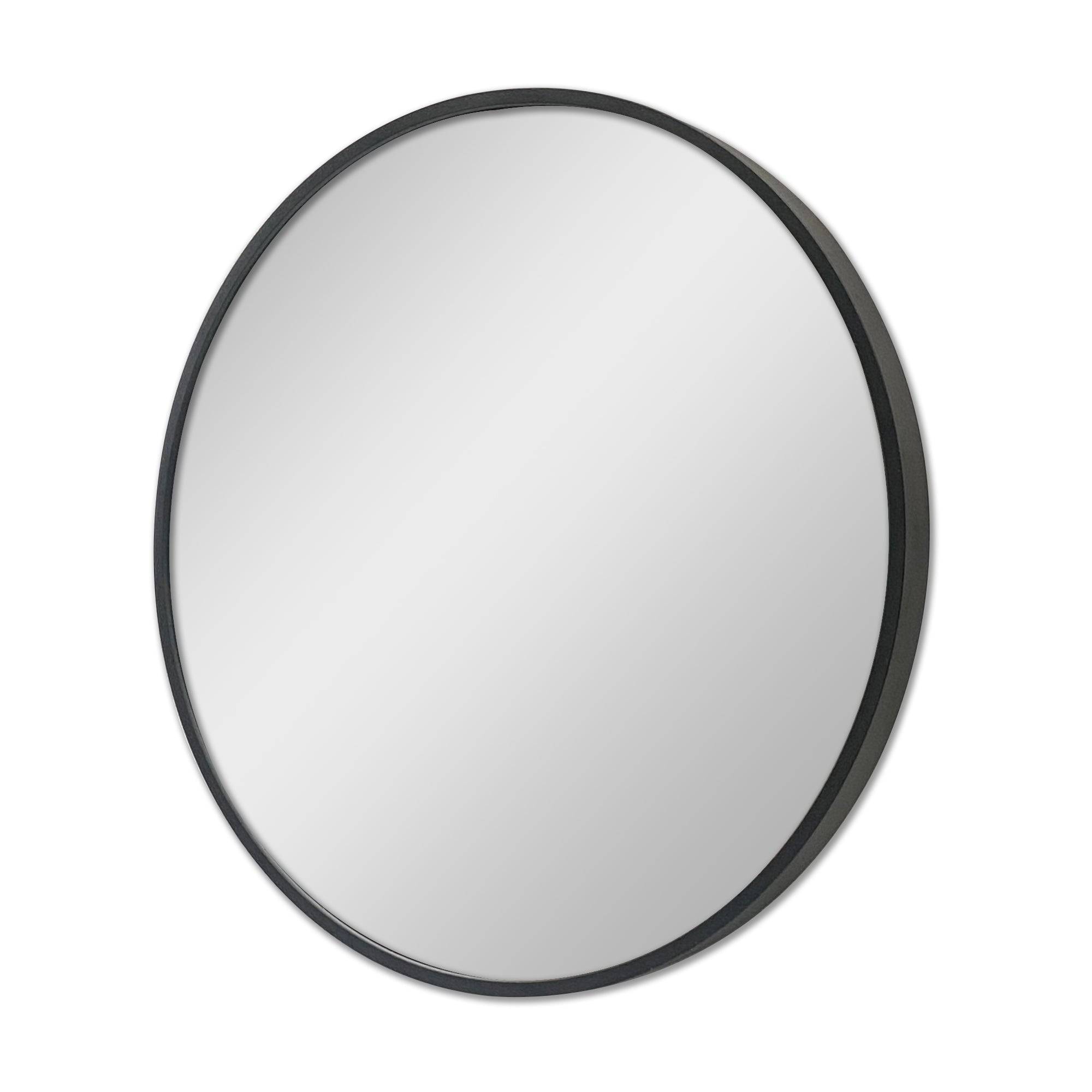 Helloshop26 - Miroir mural modugno rond diamètre 60 cm noir - Image 1