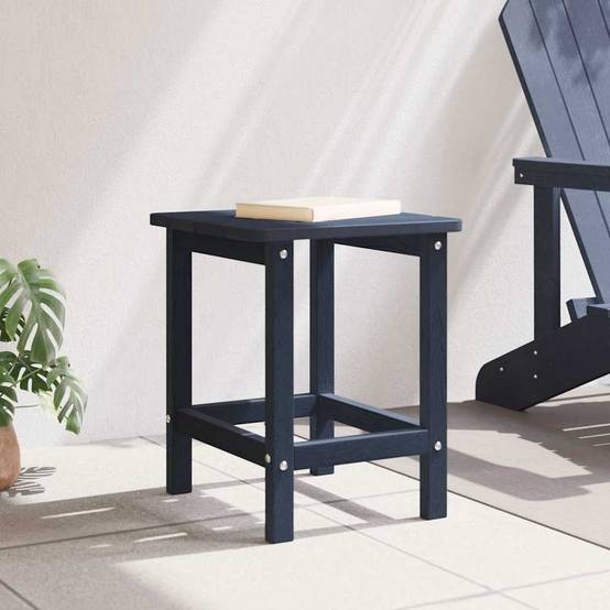ComfortXL - Table d'Appoint Carrée Bleu Marine 38x38cm, Petite Table de Jardin en Polyéthylène, Idéale pour Balcon – ComfortXL Outdoor Living - Image 4