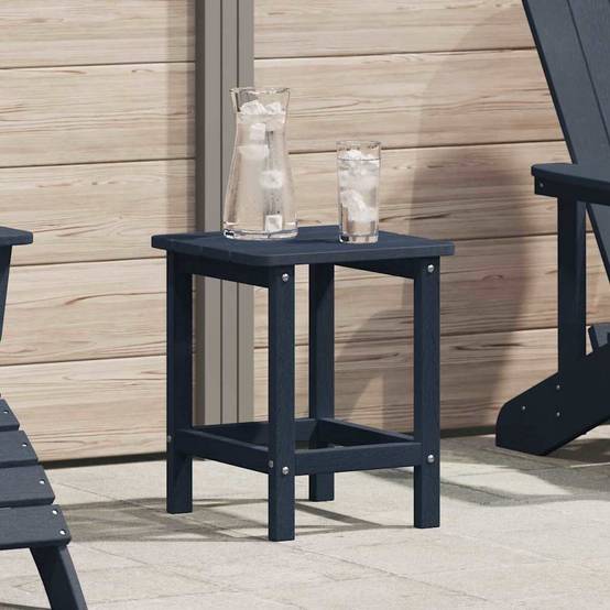 ComfortXL - Table d'Appoint Carrée Bleu Marine 38x38cm, Petite Table de Jardin en Polyéthylène, Idéale pour Balcon – ComfortXL Outdoor Living - Image 1