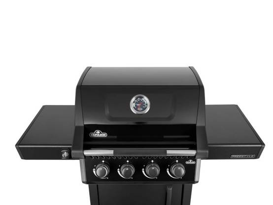 Napoleon - Barbecue gaz Freestyle 425 noir 4 brûleurs avec porte et brûleurs inox + Boitier pour fumage - Napoléon - Image 9