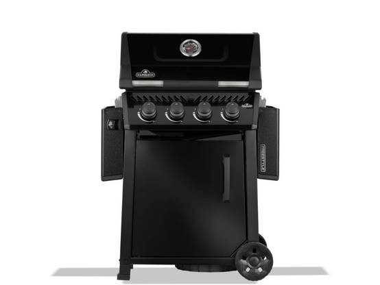 Napoleon - Barbecue gaz Freestyle 425 noir 4 brûleurs avec porte et brûleurs inox + Boitier pour fumage - Napoléon - Image 6
