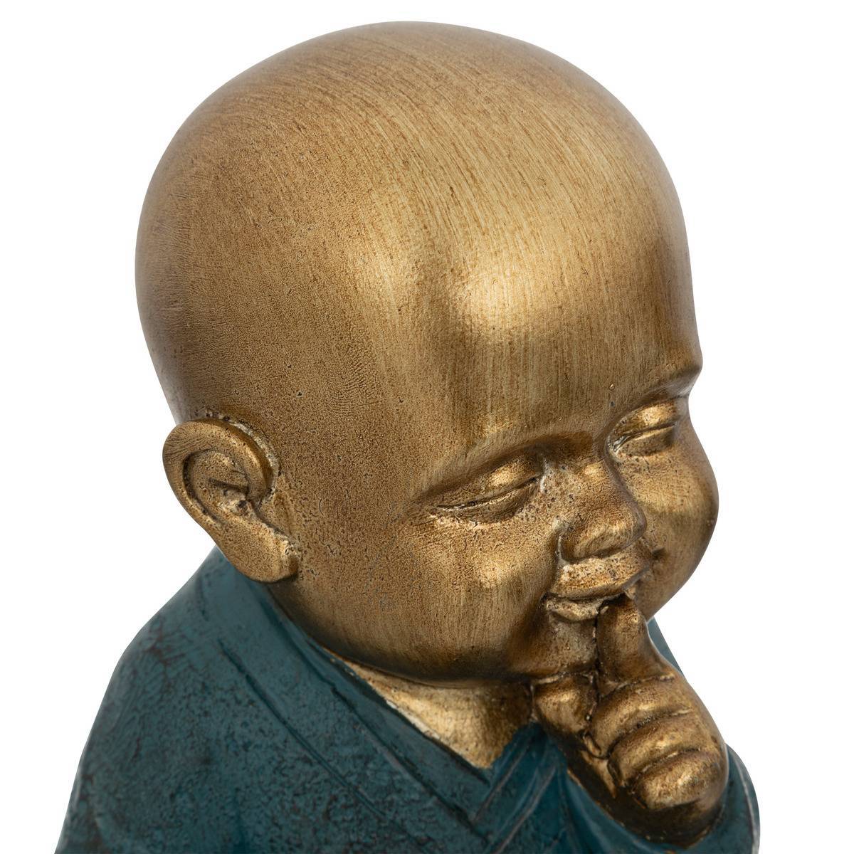 Atmosphera - Lot de 3 Bouddha Sagesse Jiling H.21cm - Atmosphera Créateur d'intérieur - Imagen 5