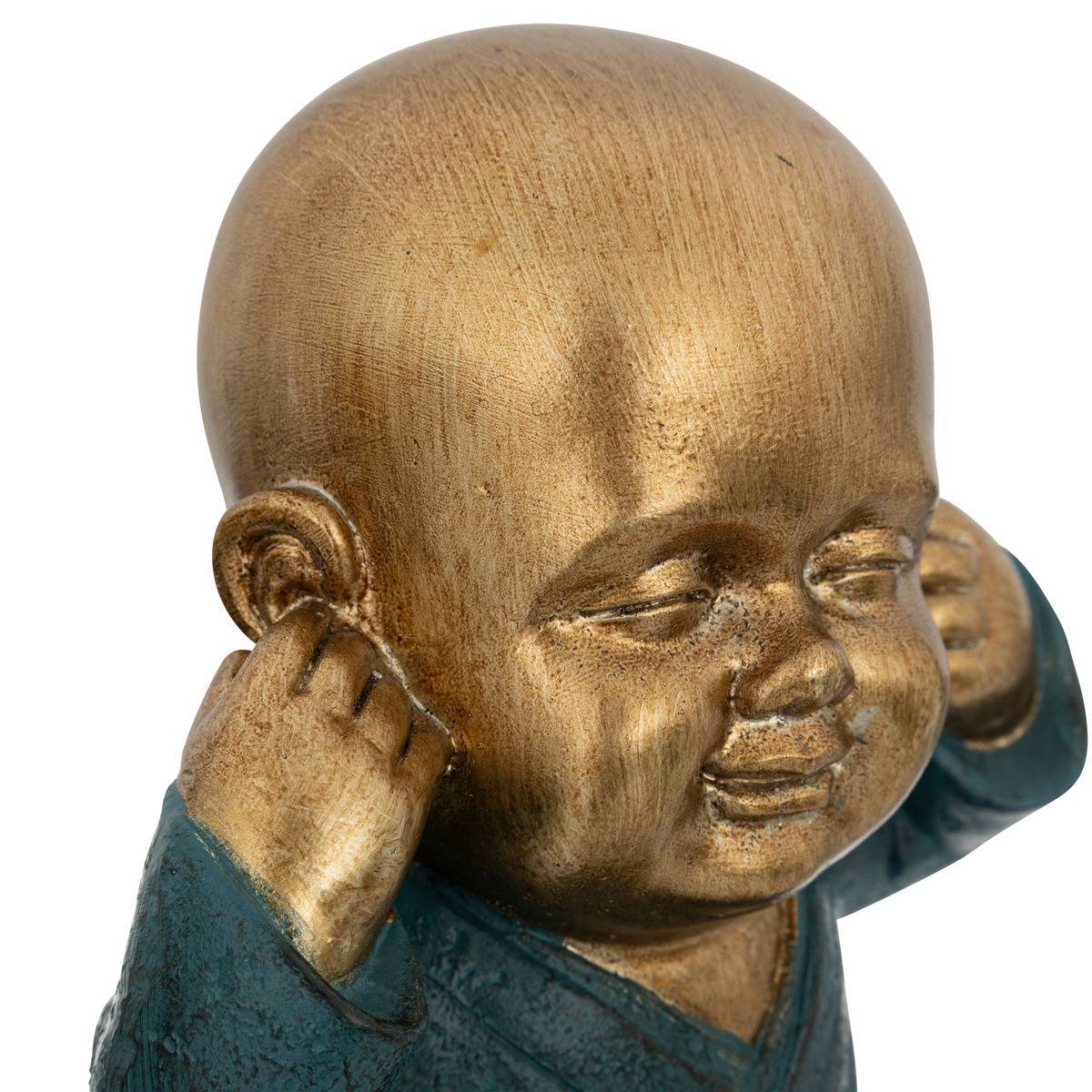Atmosphera - Lot de 3 Bouddha Sagesse Jiling H.21cm - Atmosphera Créateur d'intérieur - Imagen 3