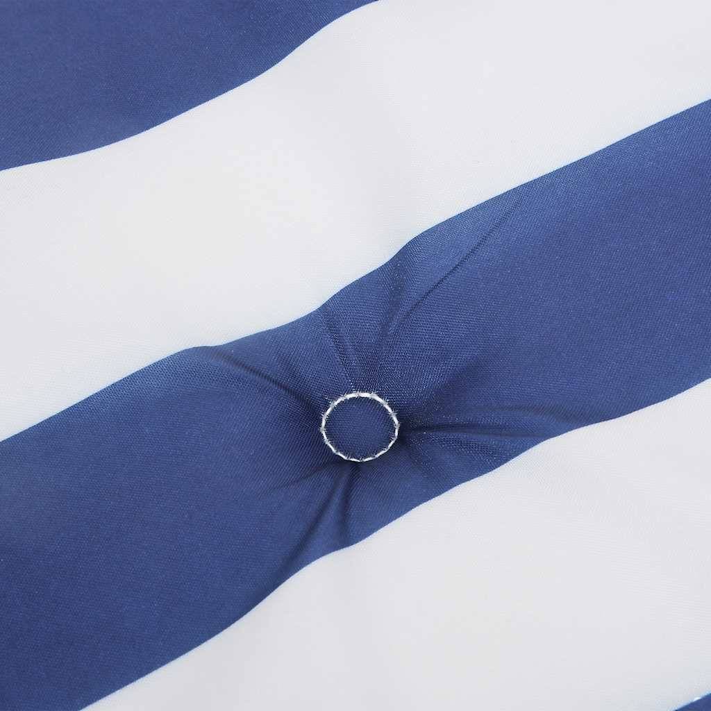 PANGIVO - Coussins de chaise de jardin polyester rayures bleues et blanches 50 x 50 x 4 cm, poids:1.25kg - PANGIVO - Image 7