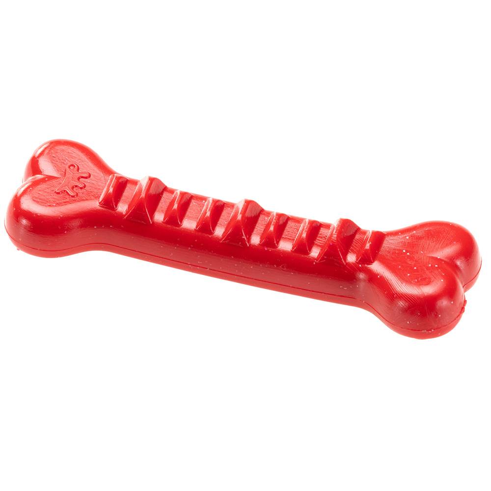 Ferplast - Ferplast Jouet Chien, Os Distributeur Croquettes Friandises pour Chien, en Matériau Durable à Mâcher, Arôme de Viande, pour Hygiène Dentaire, SMILE Os - Imagen 1