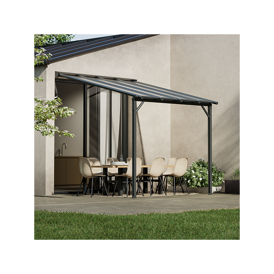 Pergola PERGOFRANCE Harmonie 3x3M - Anthracite - Image 1