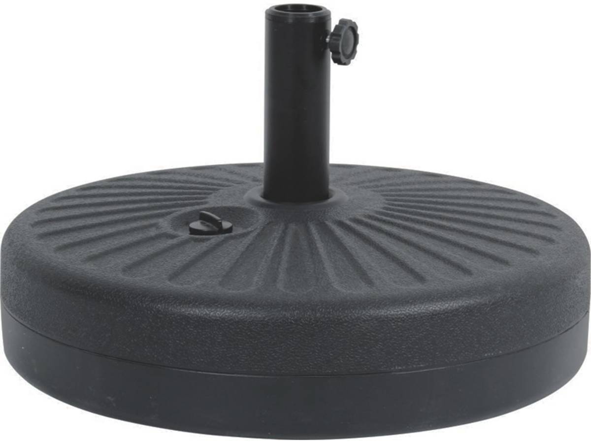 Habitat Et Jardin - Parasol Jardin Droit Alu "sol" - Rond - ø 3m - Gris - Avec Pied à Lester -habitat Et Jardin - Imagen 3