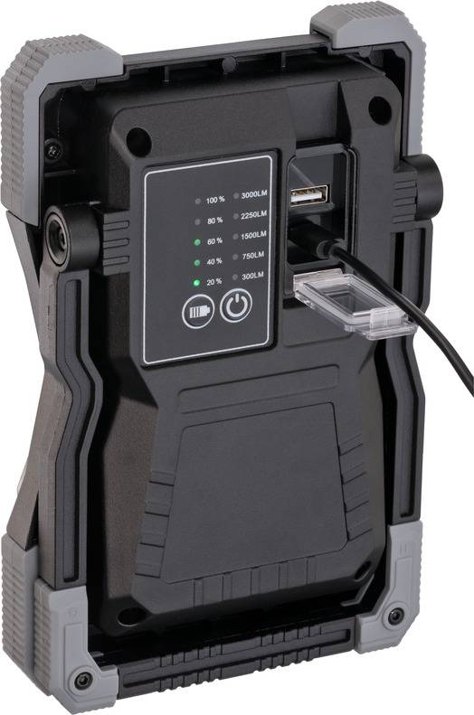 Projecteur portable LED Rufus 3000MA - BRENNENSTUHL - rechargeable USB IP65 - 1173110100 - Image 5