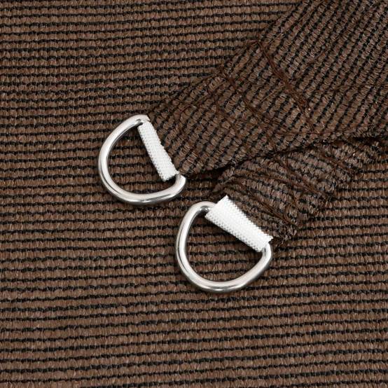 Voile d'ombrage PEHD marron 200 x 350 cm - PANGIVO - Image 4