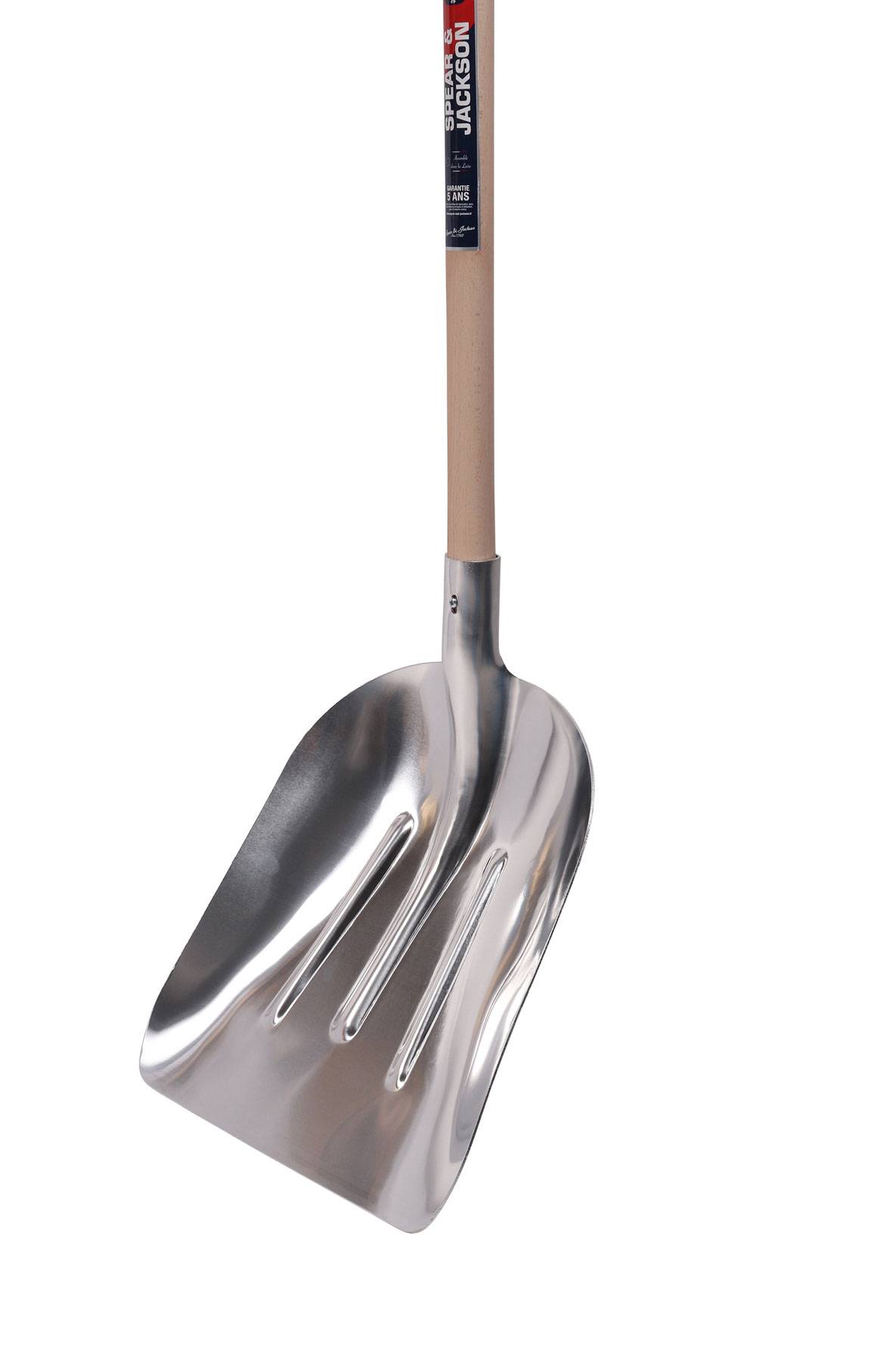 Spear & Jackson - Pelle aluminium petit modèle épaisseur 2 mm manche bois 120 cm Spear & Jackson - Imagen 3
