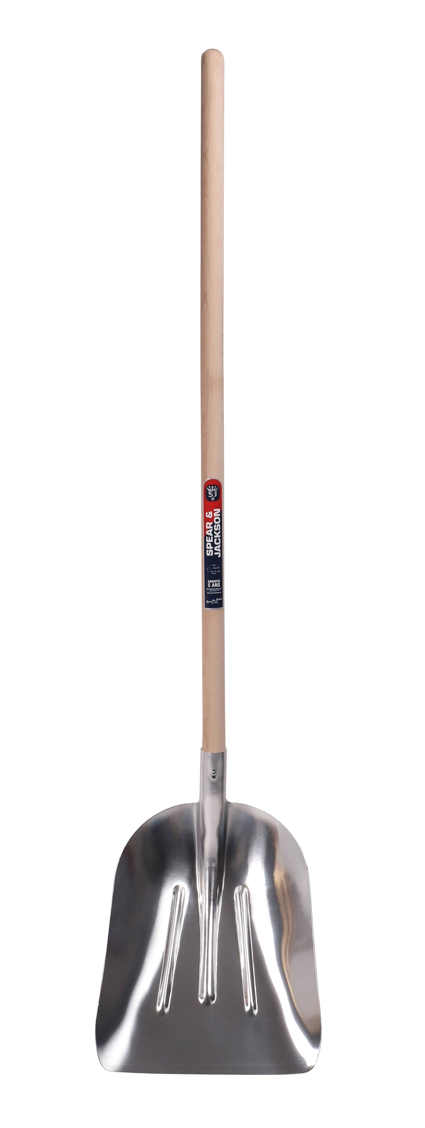 Spear & Jackson - Pelle aluminium petit modèle épaisseur 2 mm manche bois 120 cm Spear & Jackson - Imagen 1