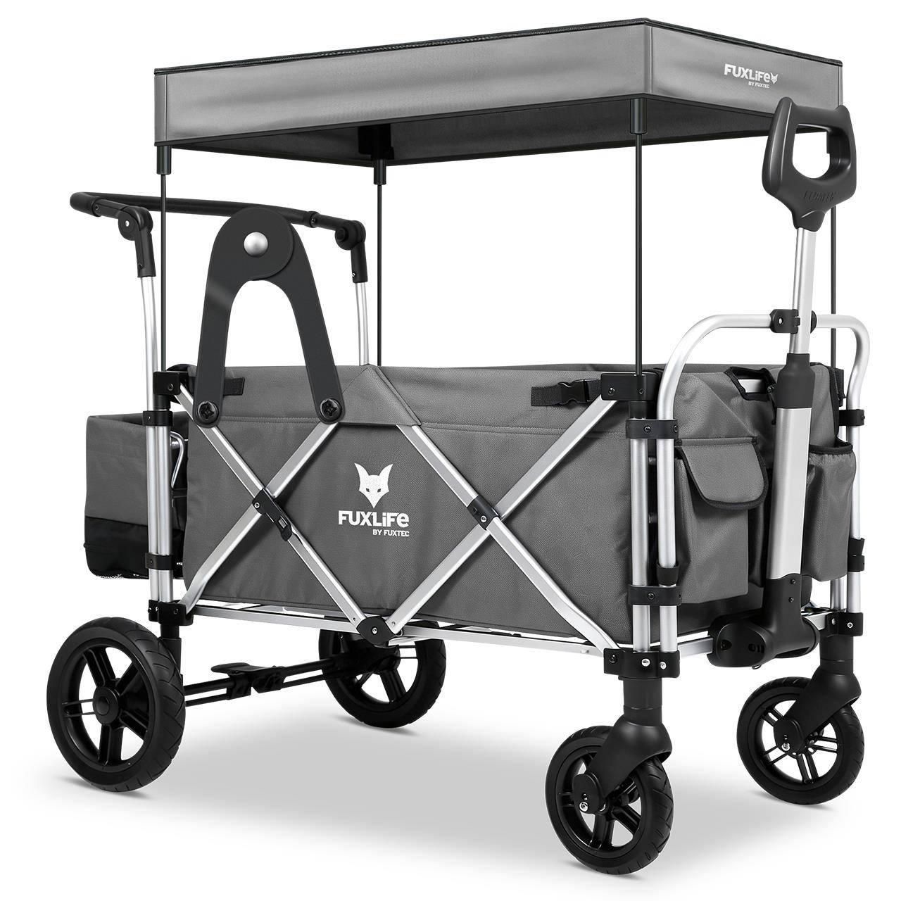 FUXTEC - Chariot Pliable Premium FUXLIFE FX-CTL900  avec Toit Solaire & Suspensions - Image 3