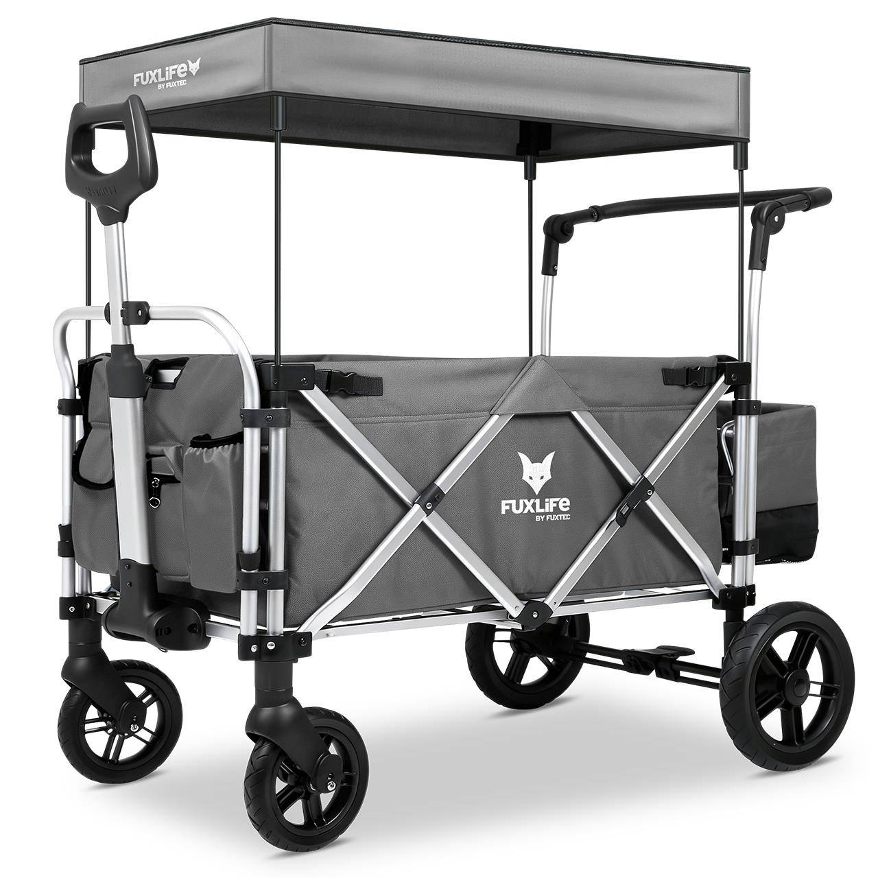 FUXTEC - Chariot Pliable Premium FUXLIFE FX-CTL900  avec Toit Solaire & Suspensions - Image 2