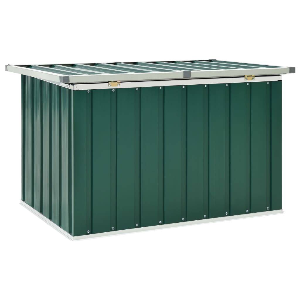 Helloshop26 - Coffre boîte meuble de jardin rangement 109 x 67 x 65 cm vert - Imagen 3