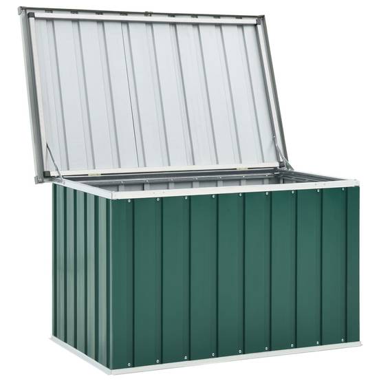 Helloshop26 - Coffre boîte meuble de jardin rangement 109 x 67 x 65 cm vert - Imagen 6