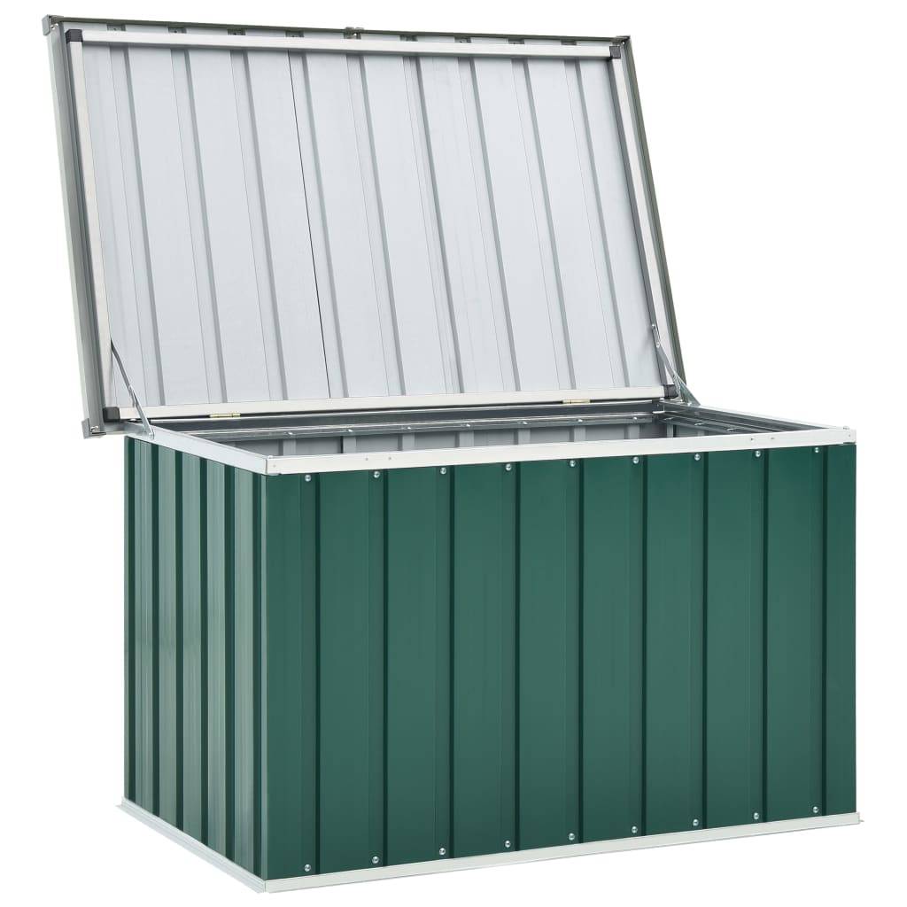Helloshop26 - Coffre boîte meuble de jardin rangement 109 x 67 x 65 cm vert - Imagen 6