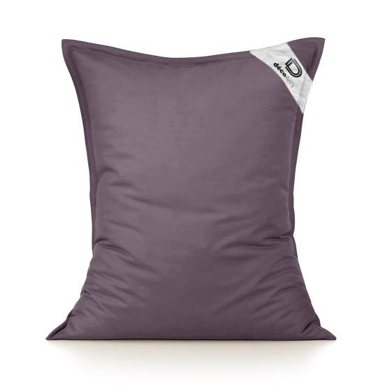 Housse pour Pouf Géant XL 120x80cm - Gris carbone - Déco arts - Image 1