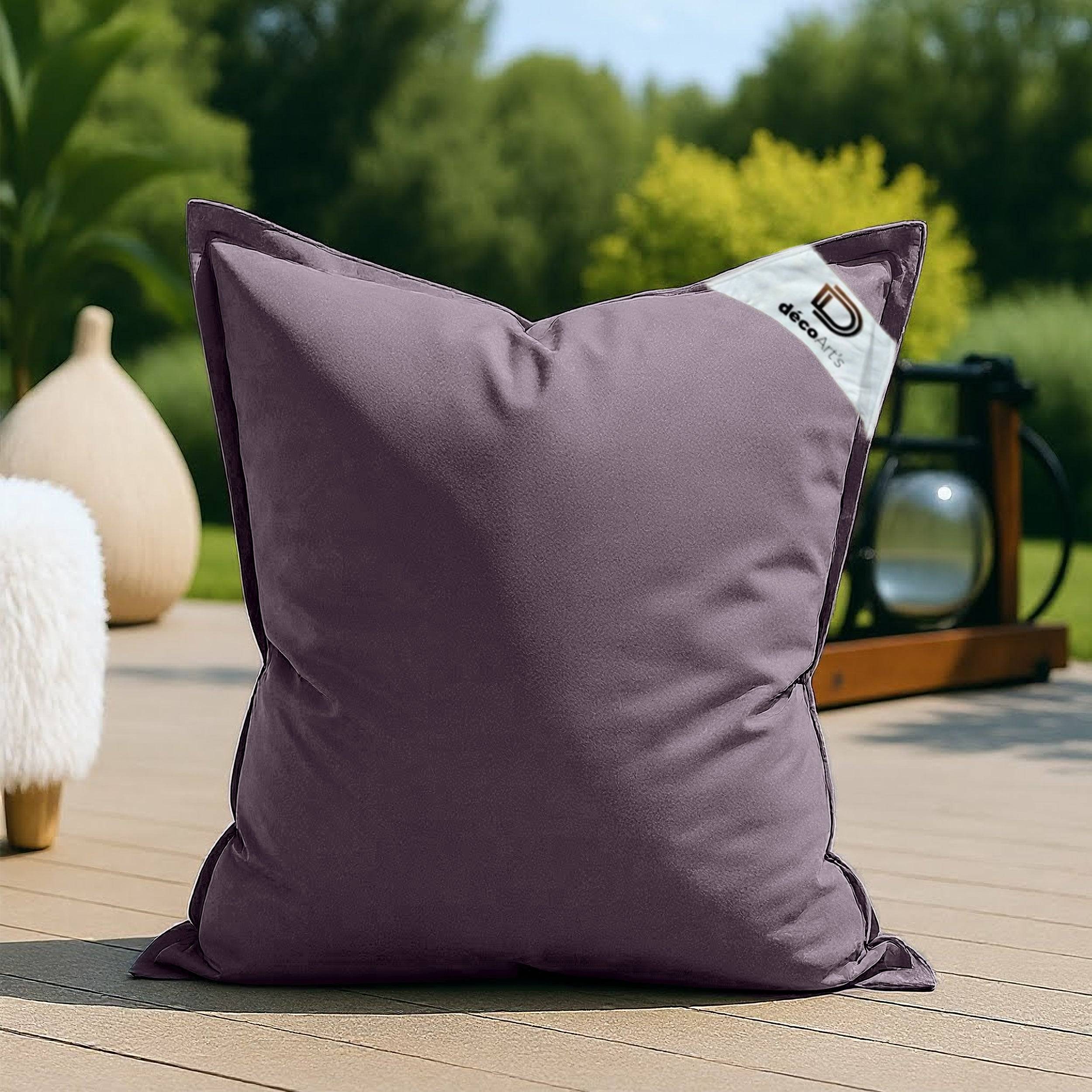 Housse pour Pouf Géant XL 120x80cm - Gris carbone - Déco arts - Image 2