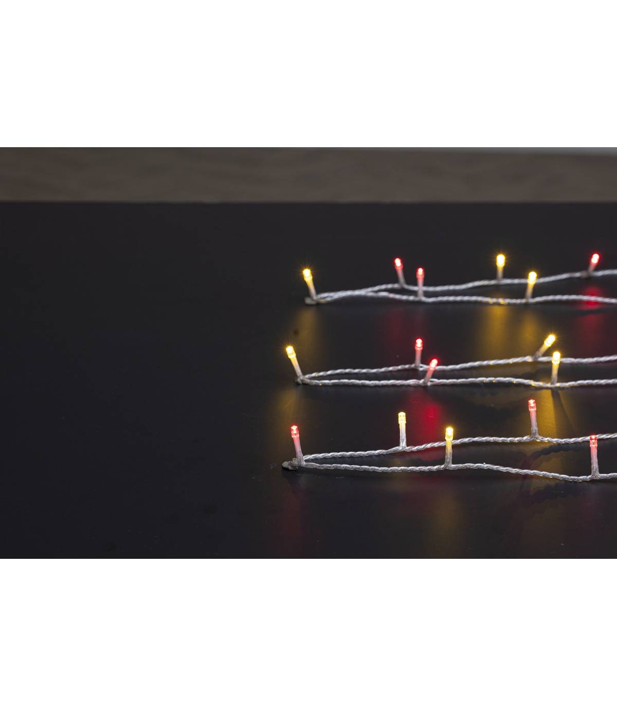 Fééric Lights & Christmas - Guirlande lumineuse extérieur 300 LED blanc chaud/rouge 30m FEERIC LIGHTS & CHRISTMAS - Imagen 2