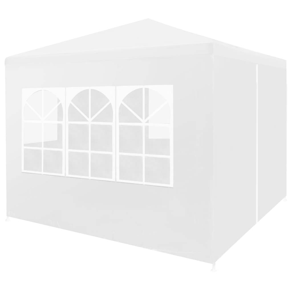 Tente de réception - Tonnelle de jardin - Barnum 3 x 3 m Blanc - MEUBLE PRO - Image 2