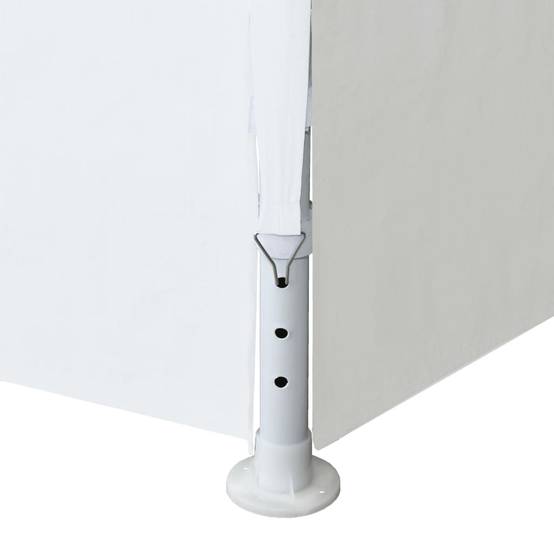 Tente de réception - Tonnelle de jardin - Barnum 3 x 3 m Blanc - MEUBLE PRO - Image 4