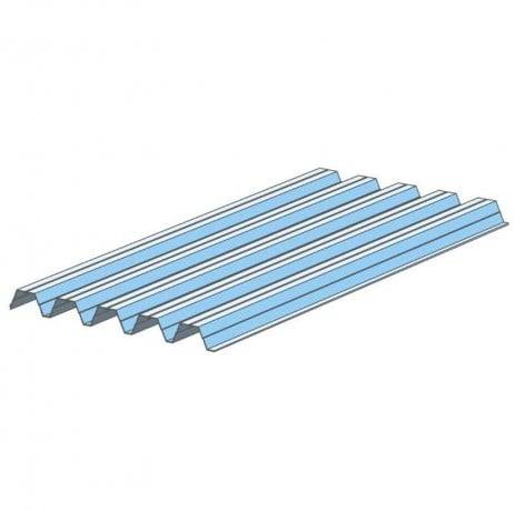 Carport base 4x5 - H 2,5m, Ancrage A enfoncer, Panneaux de toit Métal - Imagen 7