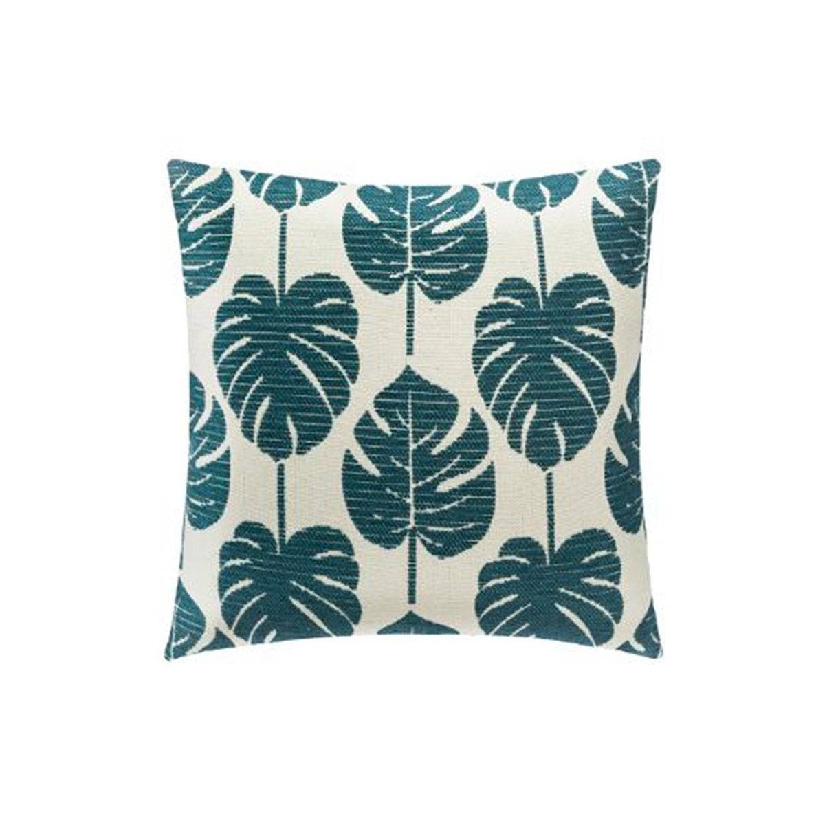 Housse de Coussin "Chen Feuil" 40x40cm Vert - Image 1