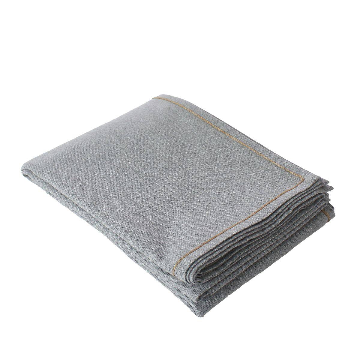 Enjoy Home - Nappe de Table Uni "Lina" 140x300cm Gris - Image 1