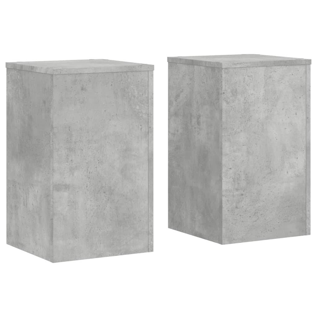 PANGIVO - Supports pour plantes bois d'ingénierie gris béton 30 x 30 x 50 cm - PANGIVO - Image 2