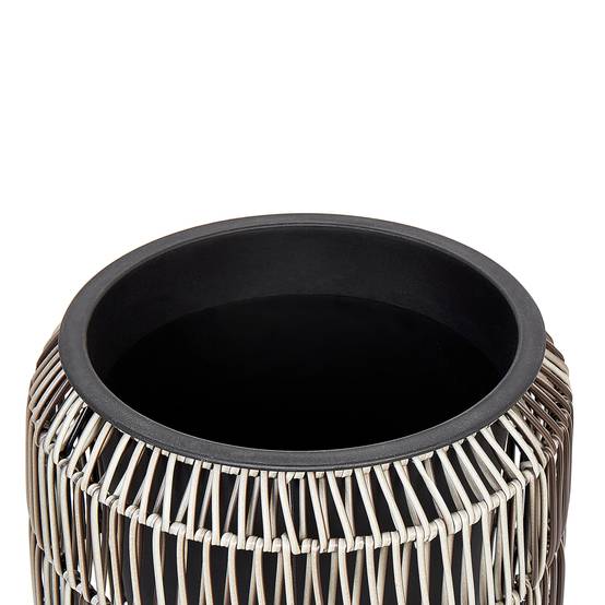 Beliani - Cache-pot d'extérieur Polyrotin Marron clair BRODIEA - 45x45x46- Beliani - Image 10