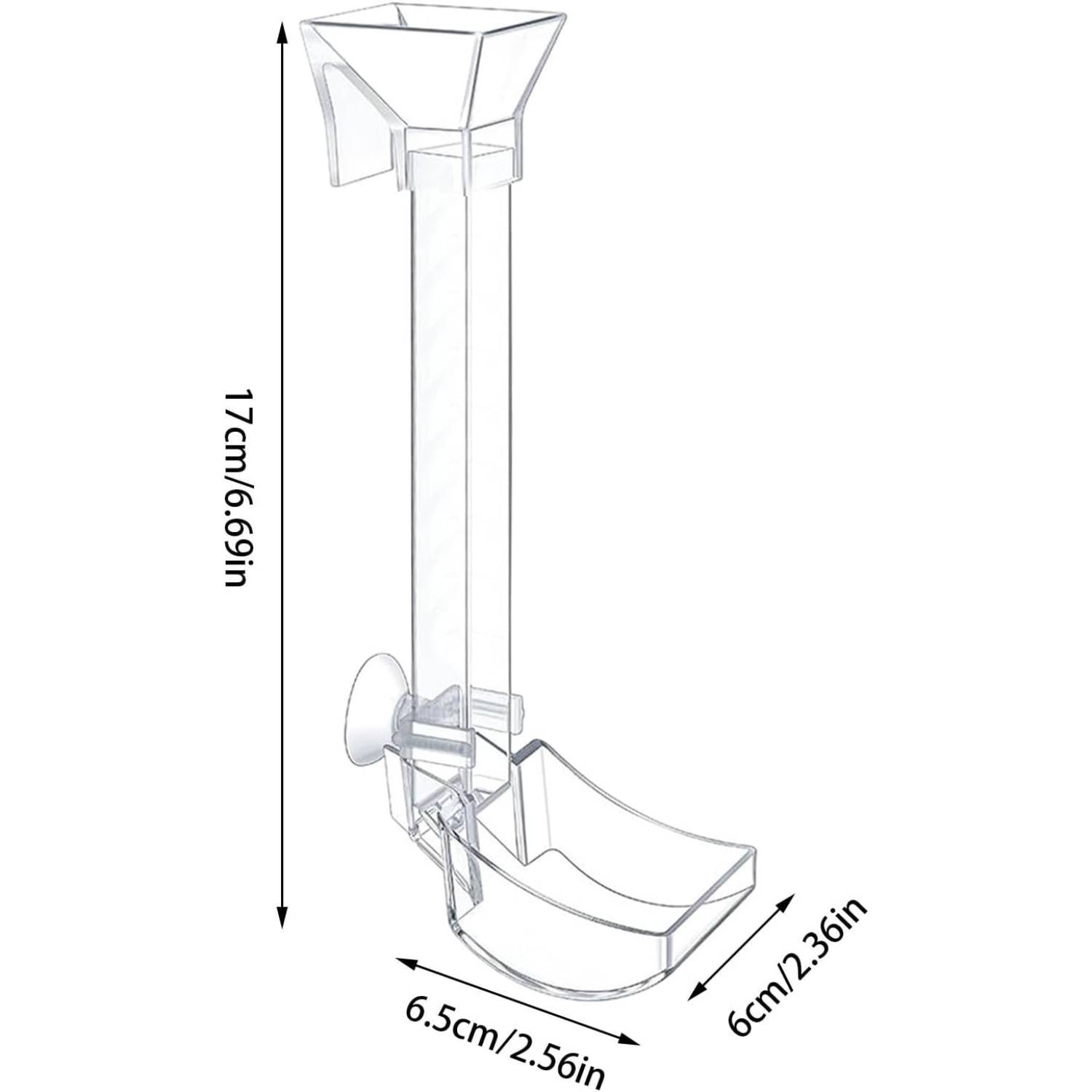 Plateau de Nourriture Transparent pour Aquarium & Crevettes S DtopbuyAge - Image 2