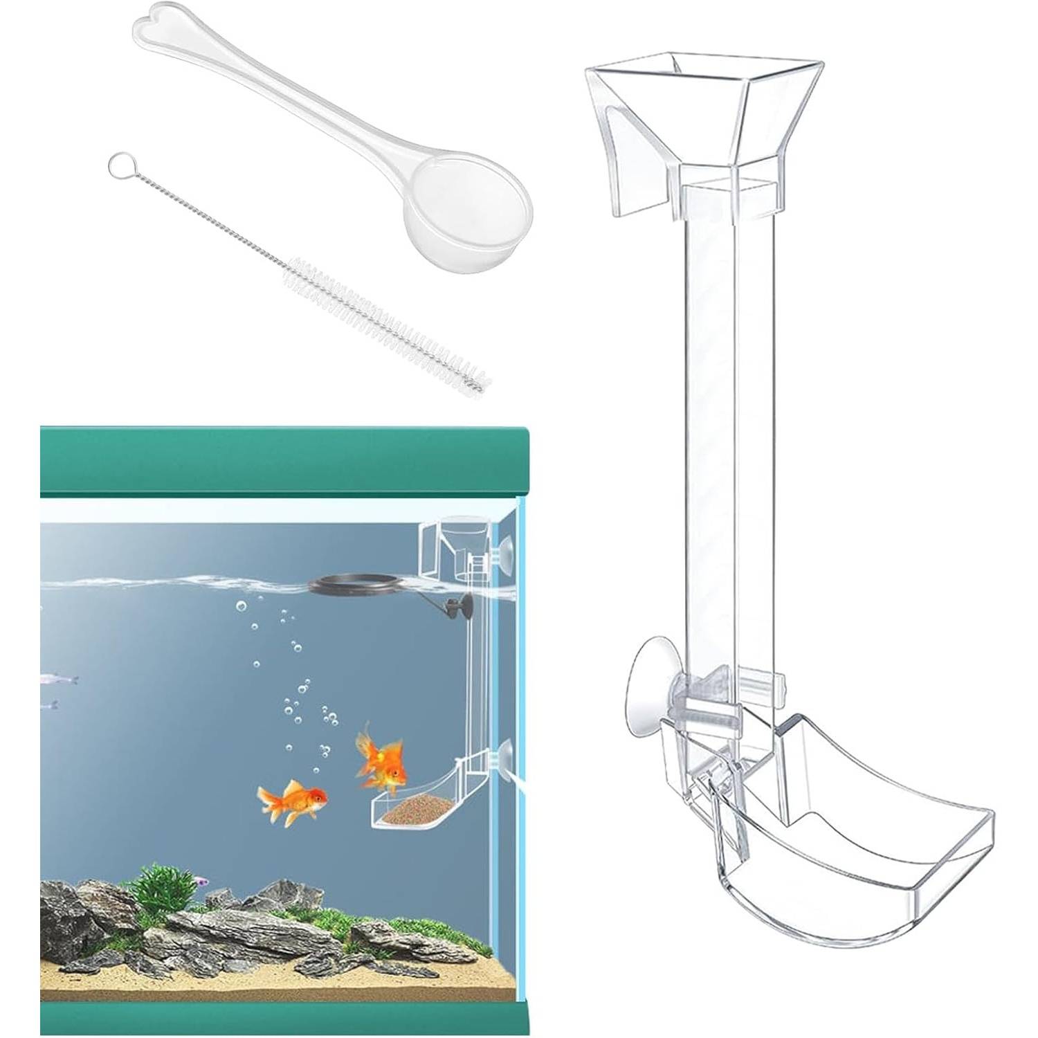 Plateau de Nourriture Transparent pour Aquarium & Crevettes S DtopbuyAge - Image 1