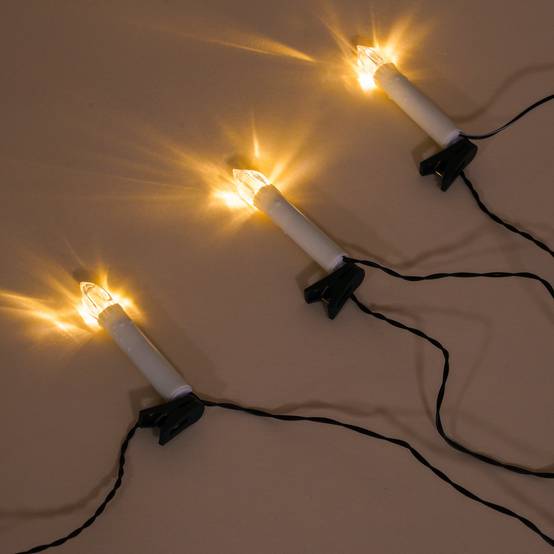 esotec Solar Sapin de Noël Guirlande lumineuse avec 20 bougies résistant aux intempéries 102574 - Image 3