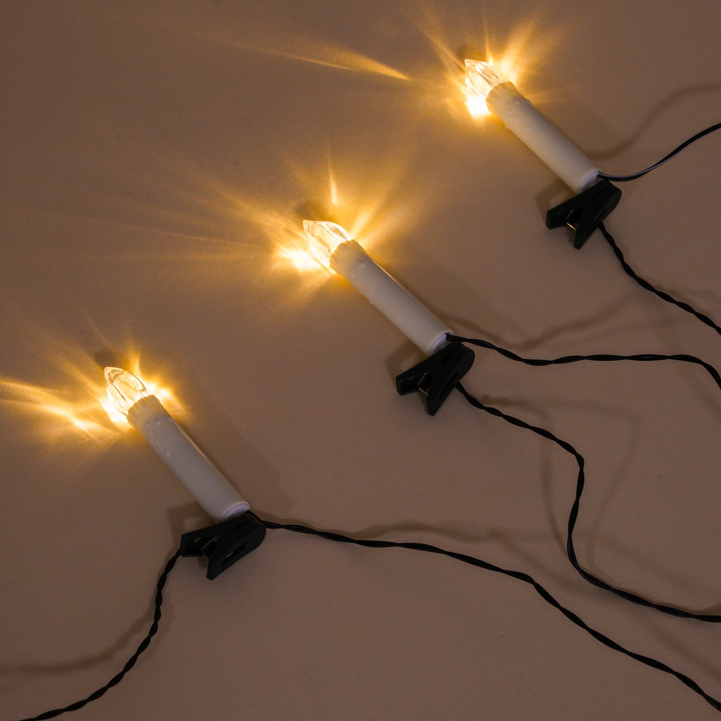 esotec Solar Sapin de Noël Guirlande lumineuse avec 20 bougies résistant aux intempéries 102574 - Image 3