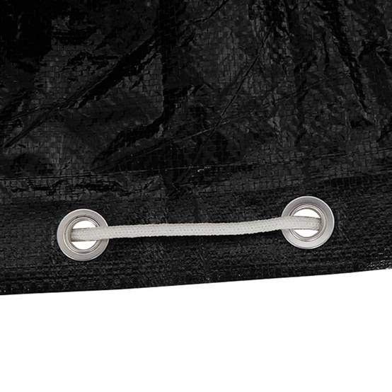 Lot de 2 Housses pour Chaise de Jardin Haute PE Protection Imperméable Anti-UV Extérieur Noir 65x65x80/120 cm – ComfortXL Outdoor Living - Image 7