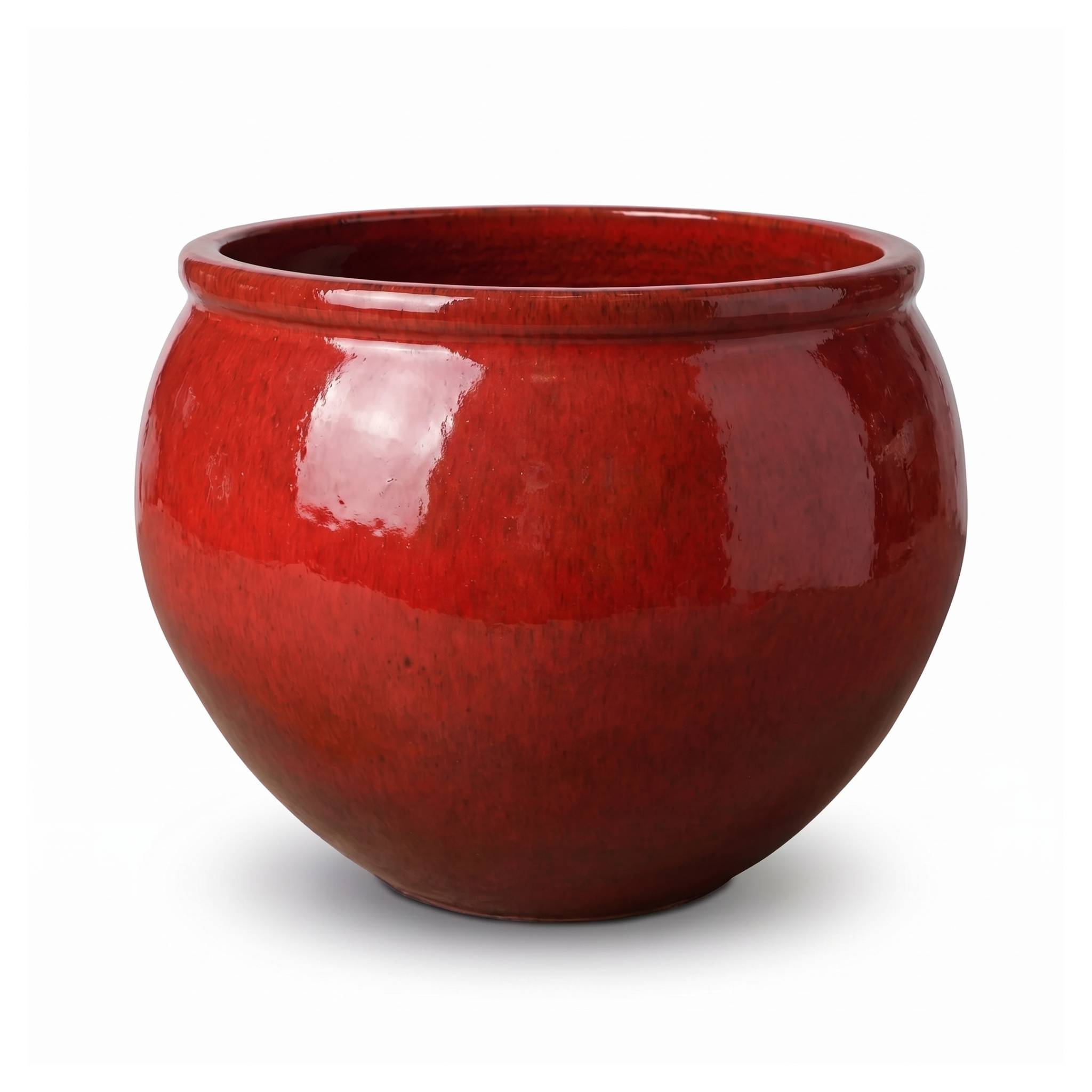 Provencelia - Pot LUTECE 53x43cm rouge tropical