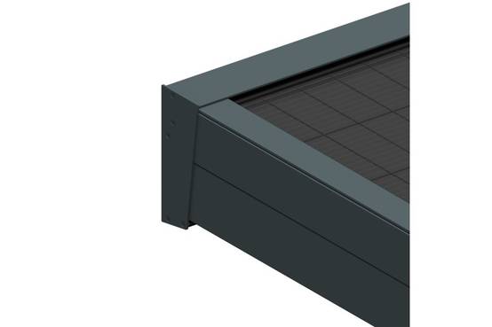 Ombrazur - Pergola solaire ENERGY Gris anthracite 3,613x3,538m 2400W OMBRAZUR - Imagen 4