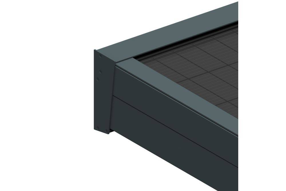 Ombrazur - Pergola solaire ENERGY Gris anthracite 3,613x3,538m 2400W OMBRAZUR - Imagen 4