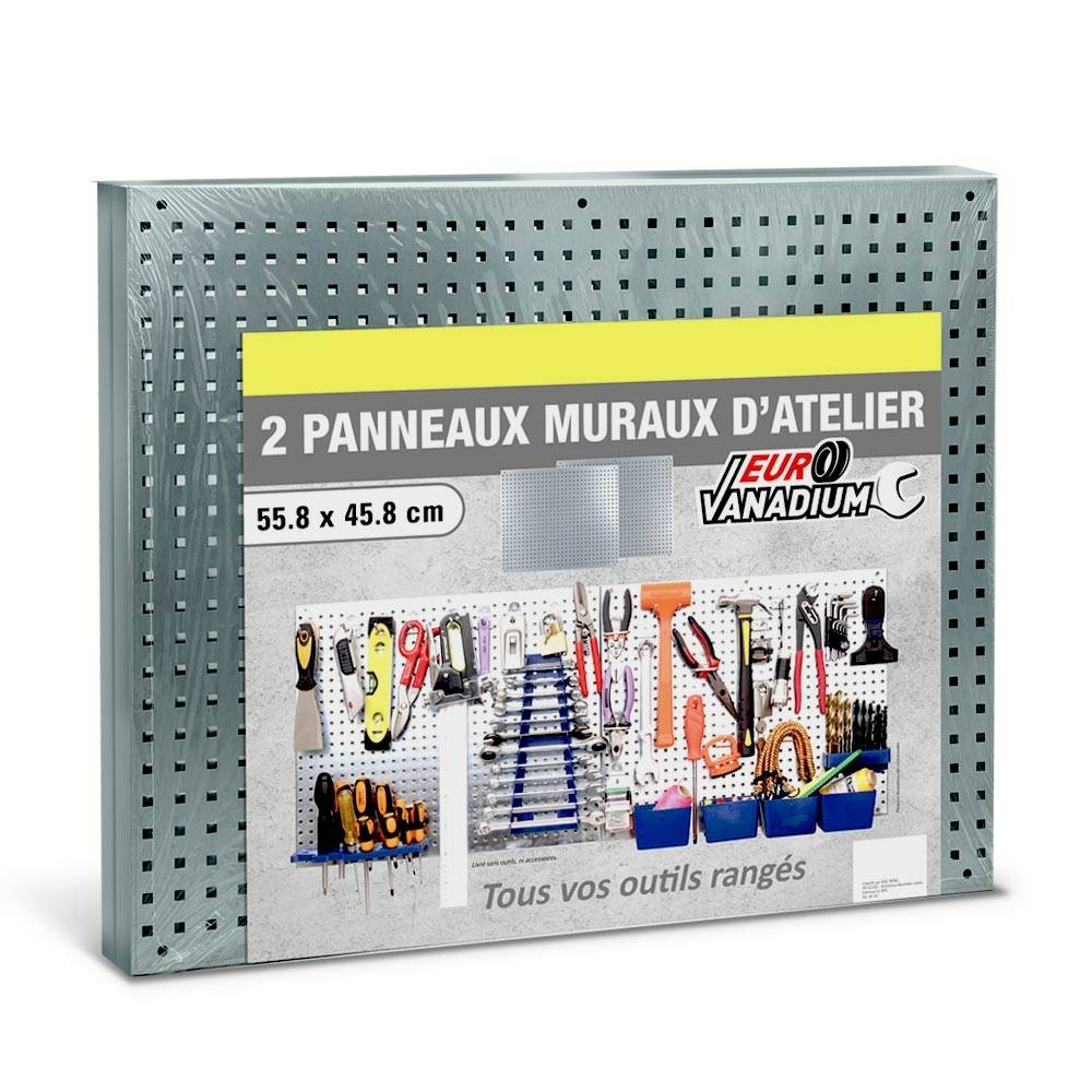 Euro Vanadium - Panneau mural d'atelier en métal - Vendu par 2 - Imagen 3