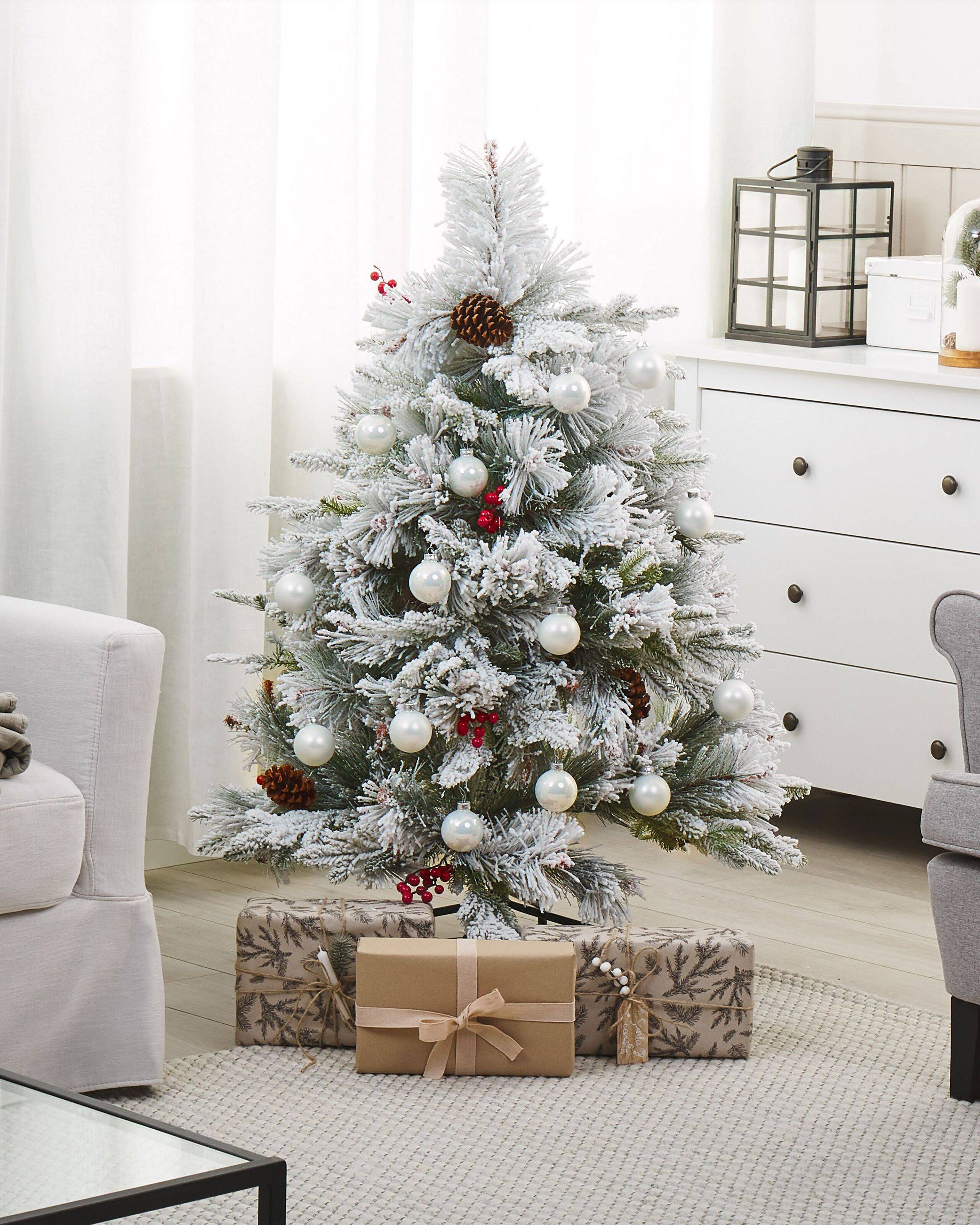 Beliani - Sapin de Noël Matière synthétique Blanc MASALA - Beliani - Imagen 1