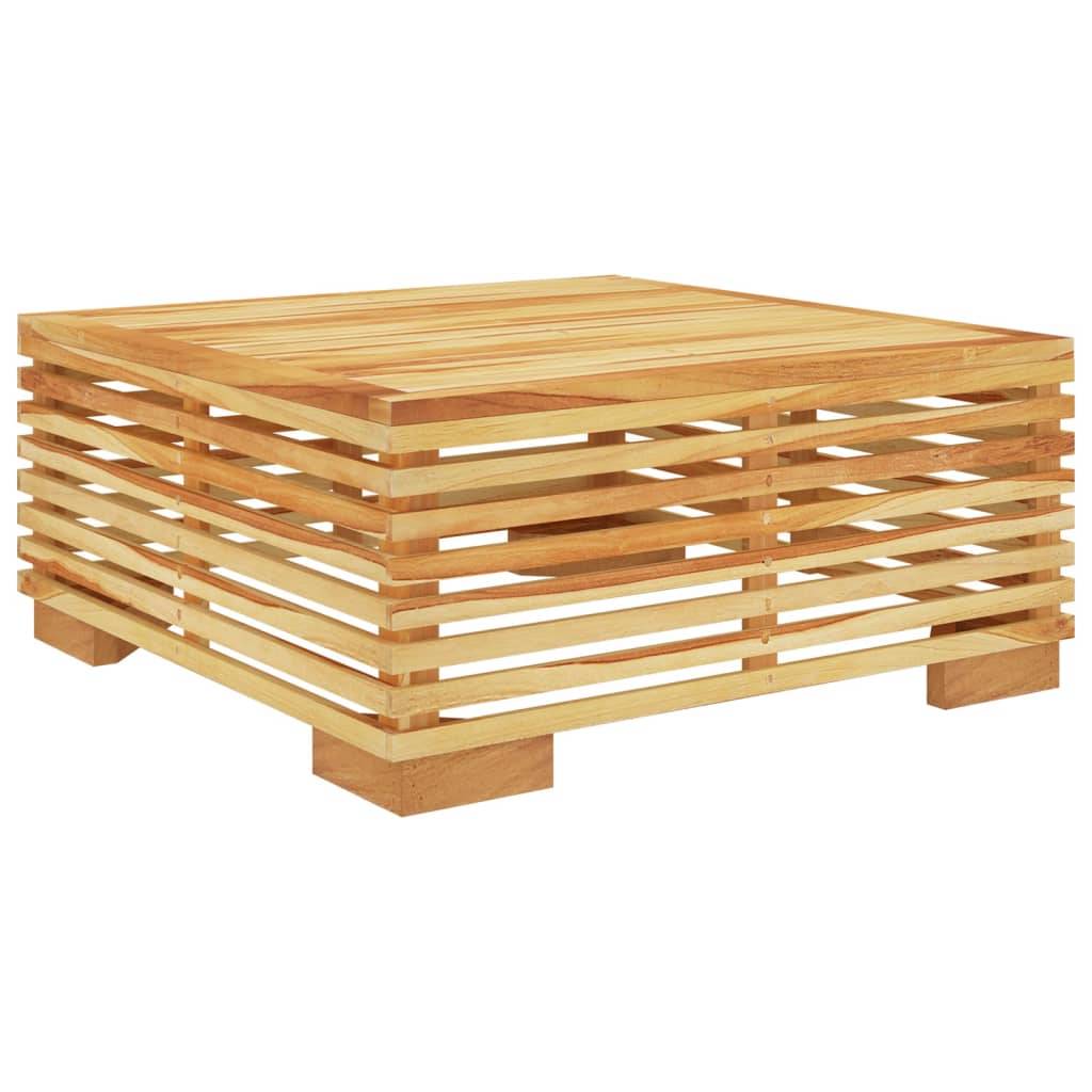 Helloshop26 - Salon de jardin meuble d'extérieur ensemble de mobilier 9 pièces avec coussins bois de teck solide - Imagen 5