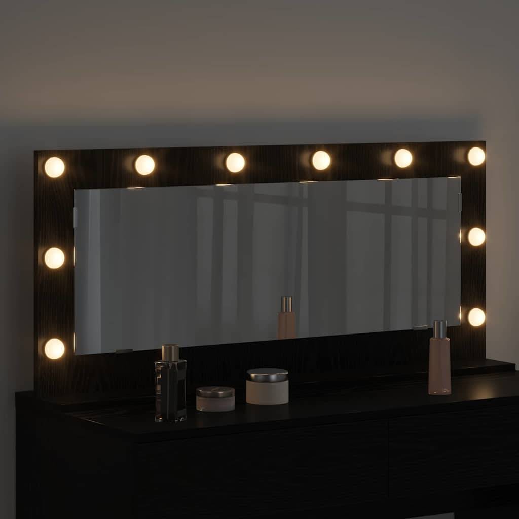 Maison Chic - Miroir de vanité Rectangulaire Chêne noir 100 x 45 x 18 cm Maison Chic - Image 3
