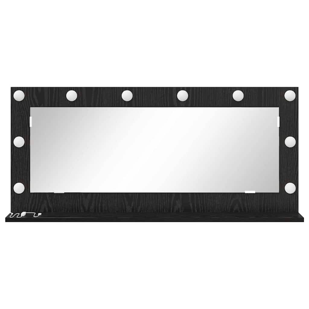 Maison Chic - Miroir de vanité Rectangulaire Chêne noir 100 x 45 x 18 cm Maison Chic - Image 4