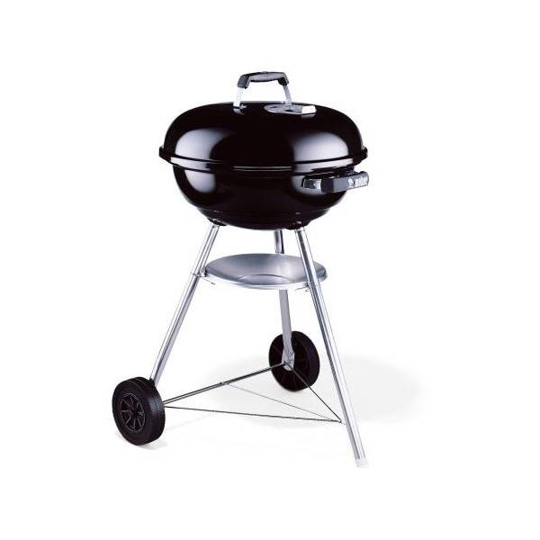 Weber Compact Kettle - Barbecue gril - briquette - noir